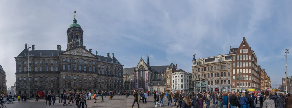 Big square in Amsterdam