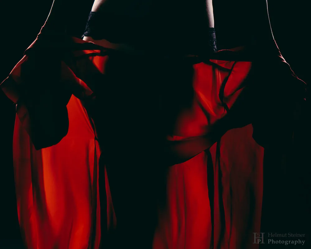 silk bathrobe with body